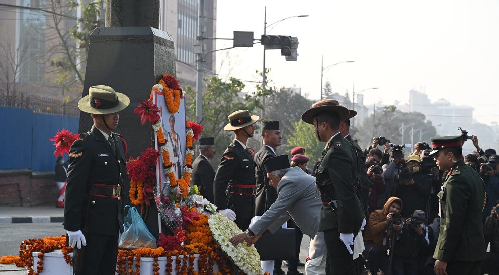 राष्ट्रपतिद्वारा राष्ट्रनिर्माताप्रति सम्मान