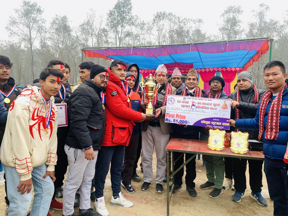 देवदह वडाअध्यक्ष कप : देवदह आदर्श क्याम्पस र सुनवल व्रदर्श फुटबल क्लब विजयी