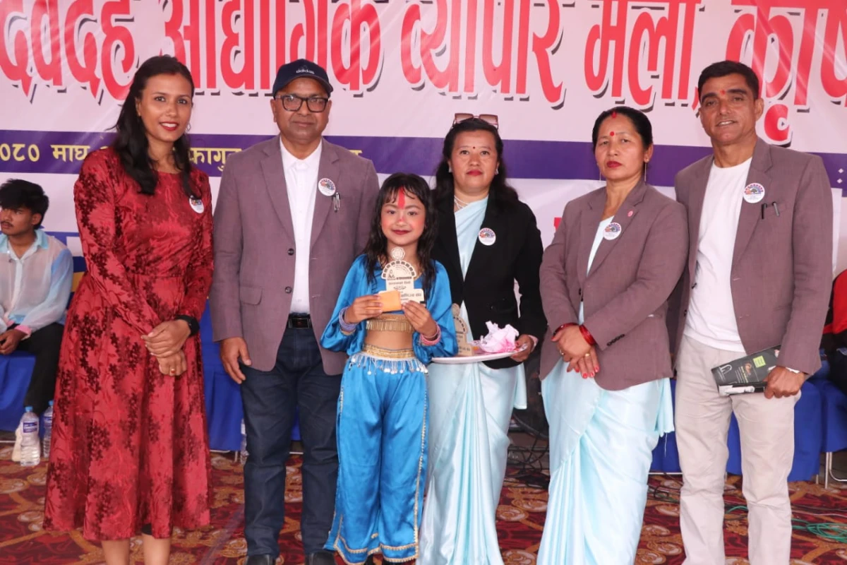 'थ्री मिनेट हिडन ट्यालेन्ट शो' मा आठ वर्षीया प्रिन्सेस सोनी प्रथम