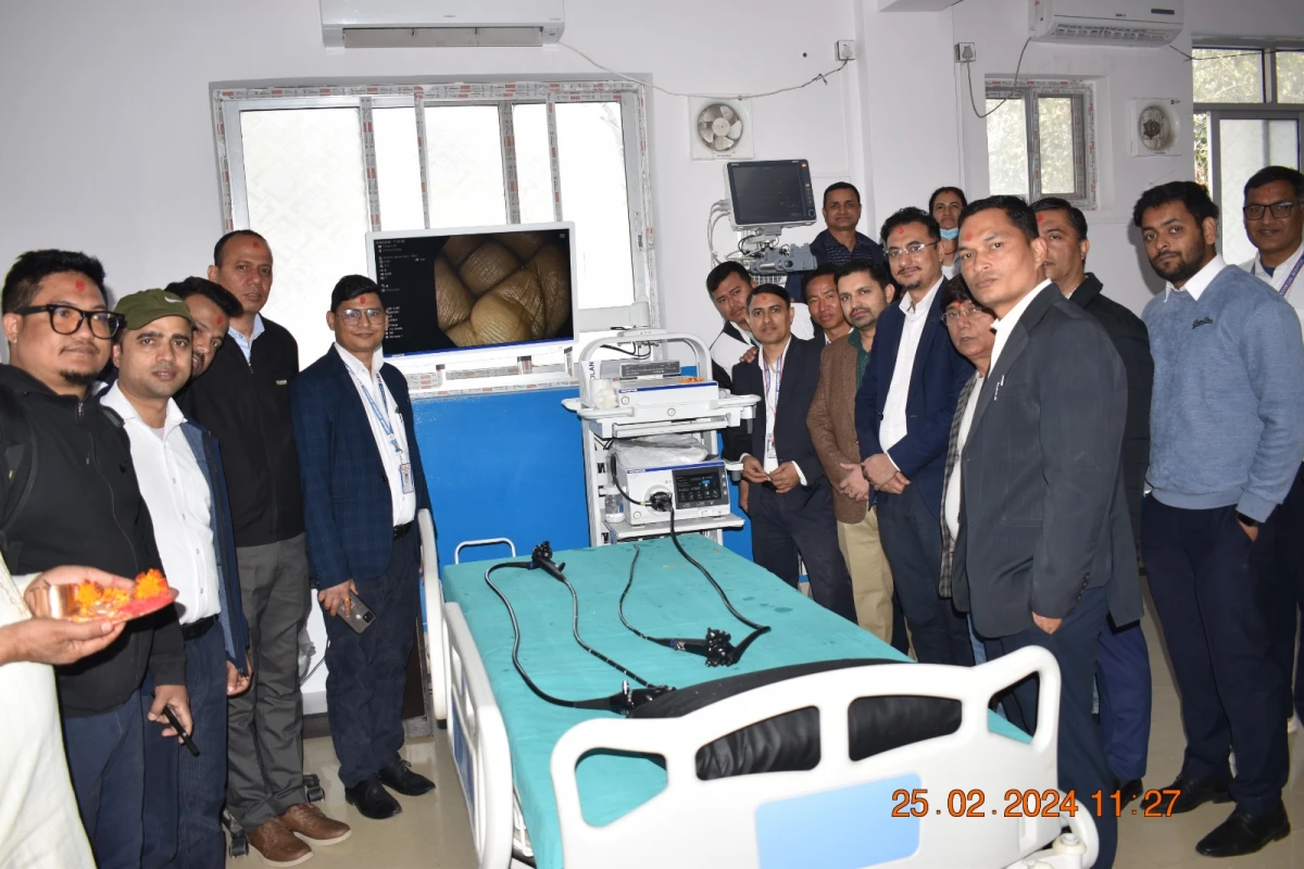 लुम्बिनी प्रादेशिक अस्पतालमा नयाँ प्रविधि, डुओडेनोस्कोपी सुरू
