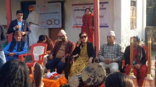 देवदहमा महिलाले पञ्चेबाजा बजाउने, १५ जनाले तालिम लिंदै
