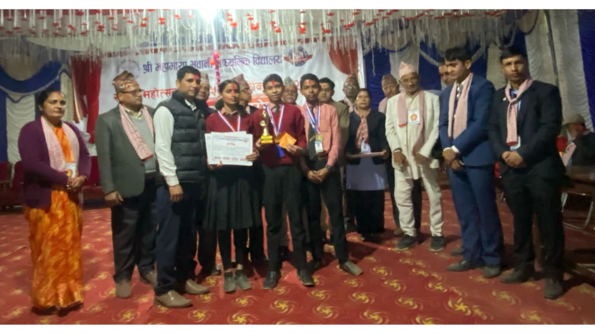 जिल्लास्तरिय हाजिरीजवाफ प्रतियोगितामा ग्रीनप्लाण्ट प्रथम  