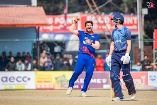 त्रिदेशीय शृंखलामा नेपालको पहिलो जित