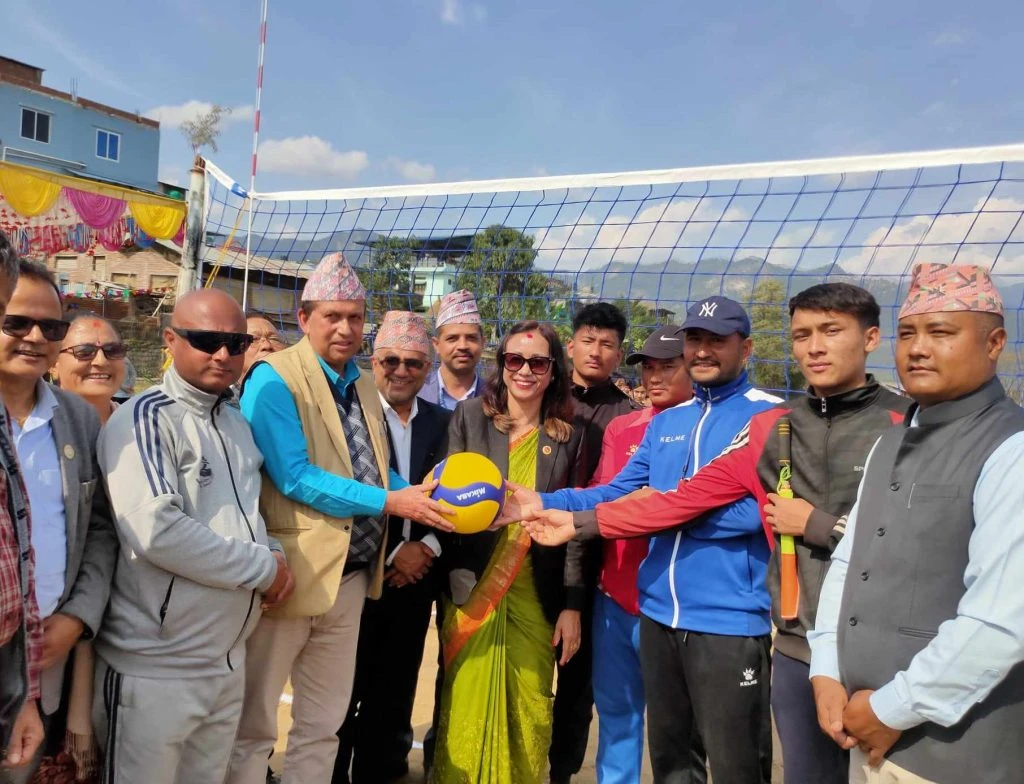 देवदहमा दोस्रो उपमेयर कप छात्रा भलिवल प्रतियोगिता सुरु