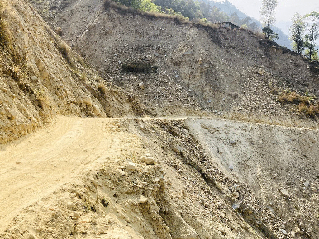 बागलुङमा बाढीले दुई घर पुरिए