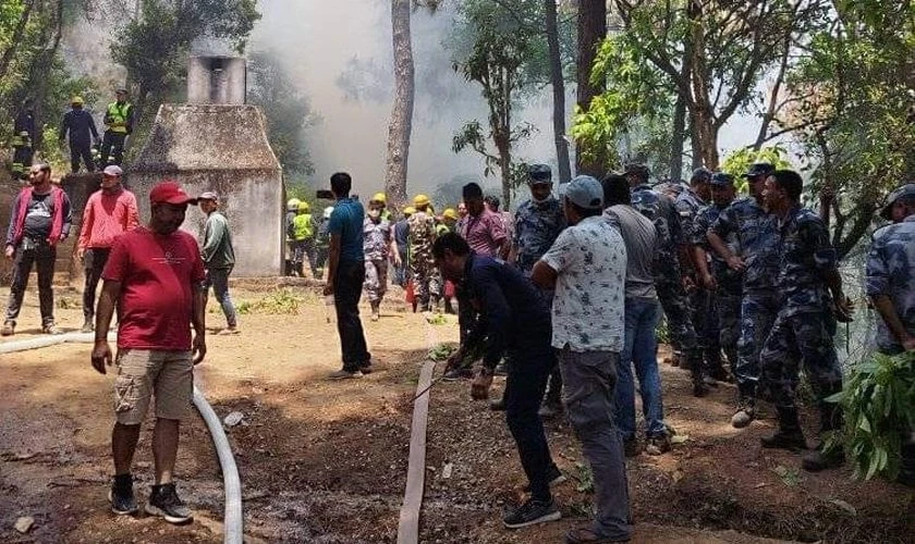 अमेरिकाको टेक्सासमा लागेको डढेलो २० प्रतिशत नियन्त्रण