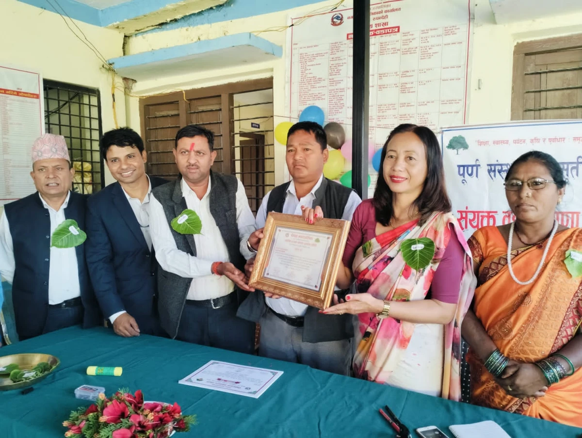 देवदह ११ र १२ पूर्ण संस्थागत प्रसूति सेवायुक्त वडा घोषणा