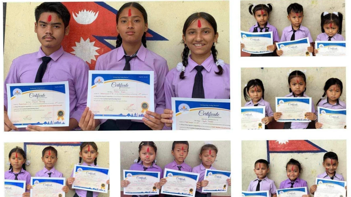 न्यू लुम्बिनीमा वक्तृत्वकला प्रतियोगिता