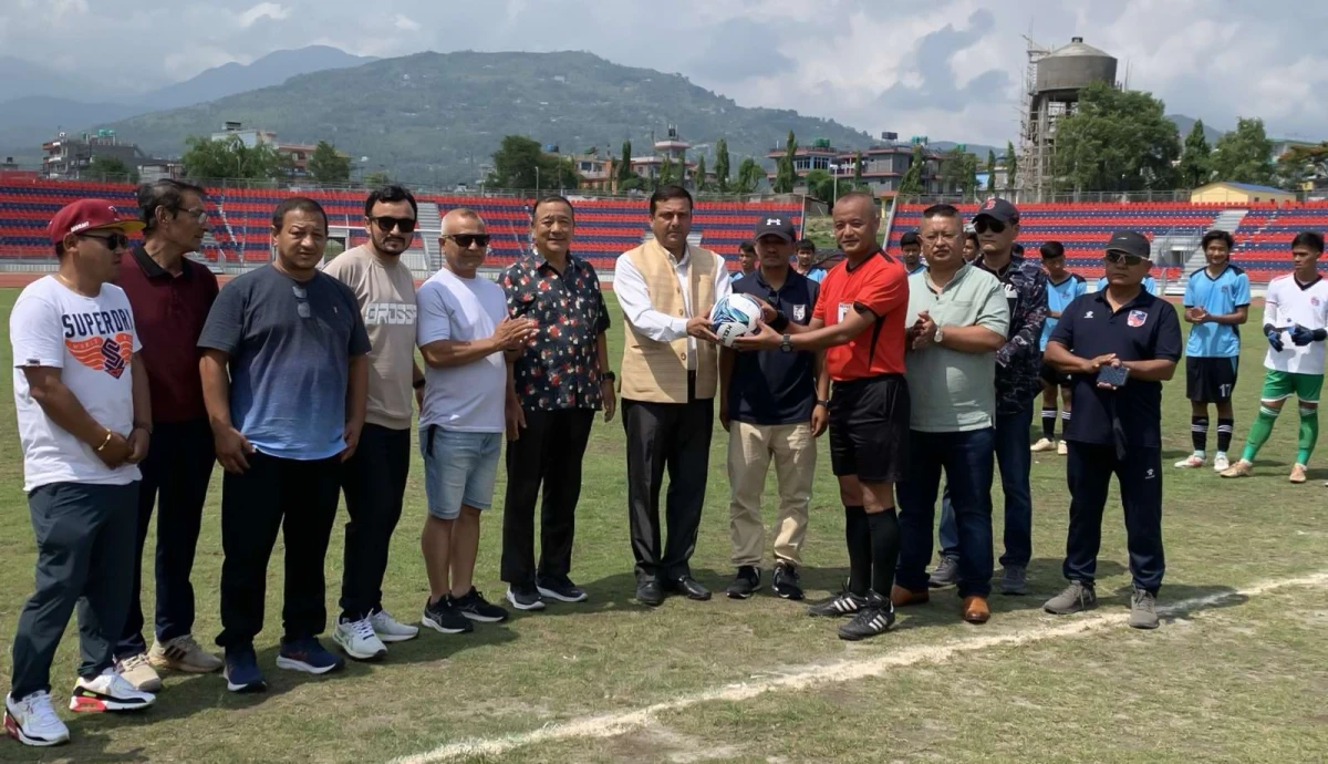 गण्डकी प्रदेशस्तरीय पुरुष फुटबल सुरू: गोरखाविरुद्ध तनहुँको सहज जीत