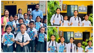 नमूना एभरग्रीनमा हस्तलेखन प्रतियोगिता