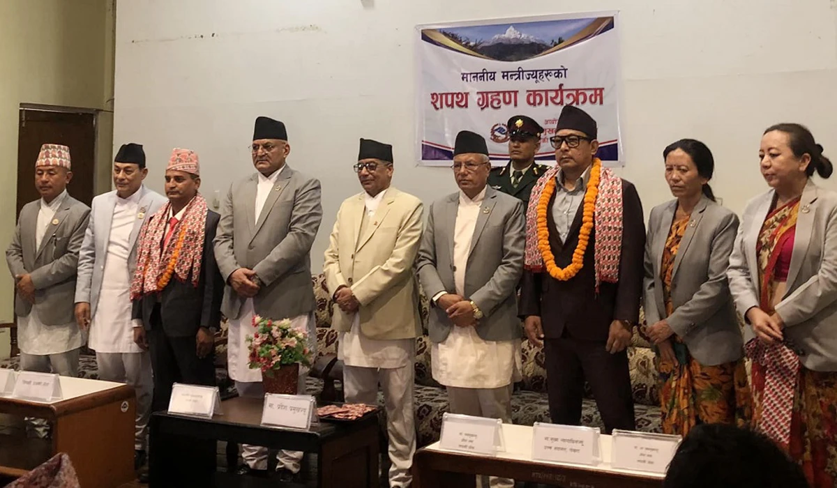 गण्डकीमा फणीन्द्र देवकोटा बने ऊर्जा मन्त्री, दीपक मनाङेलाई यातायातको जिम्मा