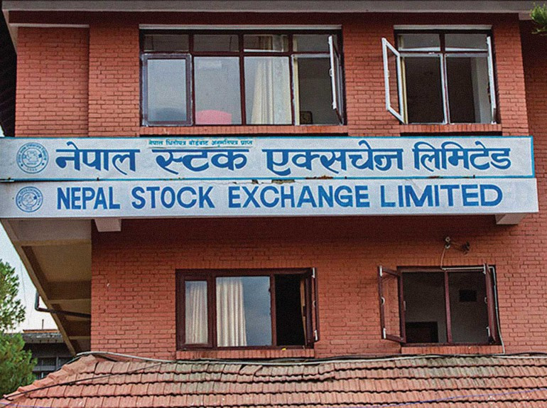 नौ अंकले घटेर २६१७ विन्दुमा नेप्से, चार अर्ब ७३ करोडको कारोबार
