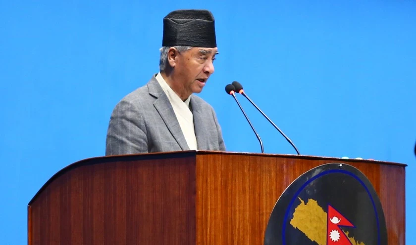 जटिल मुद्दा टुंगो लगाउन नेपाली दलहरू आफैं सक्षम छन् : देउवा