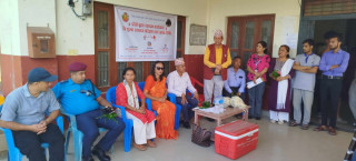 देवदह ९ मा रक्तदानसंगै स्वास्थ्य परिक्षण