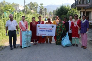 घोडाहामा देवदह-९ को फोहोर वर्गीकरण सचेतना कार्यक्रम