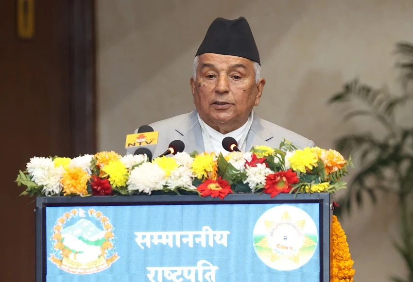 संविधानले नेपाली समाजलाई एकताको सूत्रमा आबद्ध गरेको छ : राष्ट्रपति