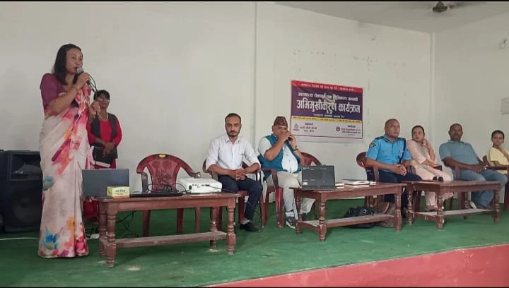 देवदह - ७ मा आत्महत्या न्यूनीकरण सम्बन्धि अभिमुखीकरण कार्यक्रम
