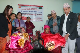 ३३औँ अन्तर्राष्ट्रिय अपाङ्गता दिवस :  देवदहमा ब्ल्याङ्केट वितरण