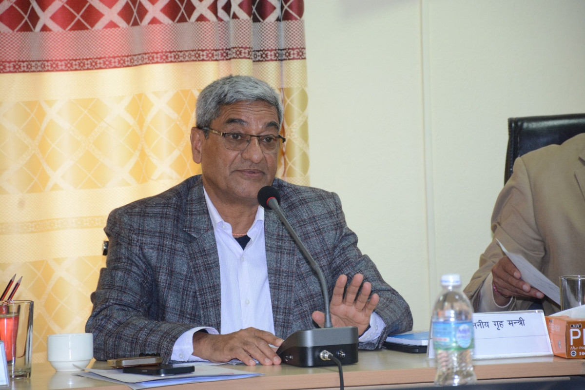नागरिकको व्यक्तिगत विवरण राज्यसँग हुनुपर्छ, डेटा सुरक्षामा सरकारले ध्यान दिन्छ : गृहमन्त्री