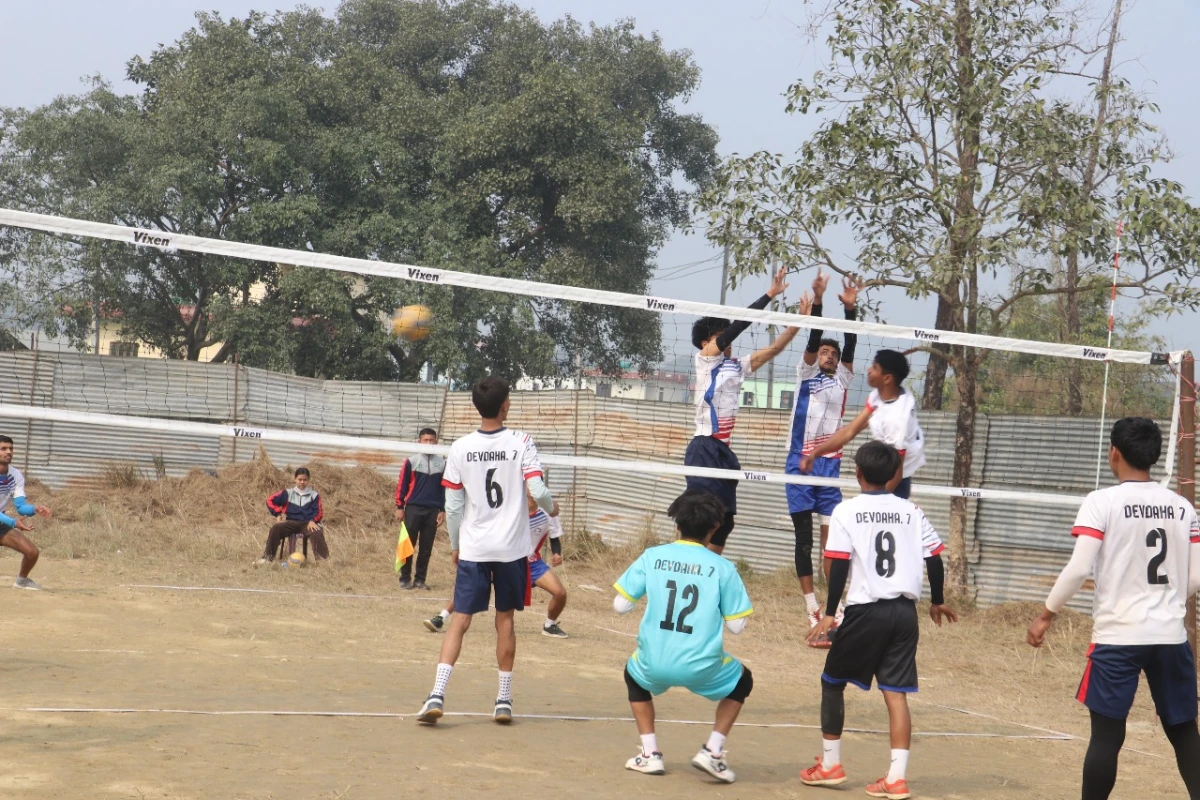 नवौं देवदह महोत्सवमा भलिवल प्रतियागिता,  वडा नं  ७ फाईनल प्रवेश