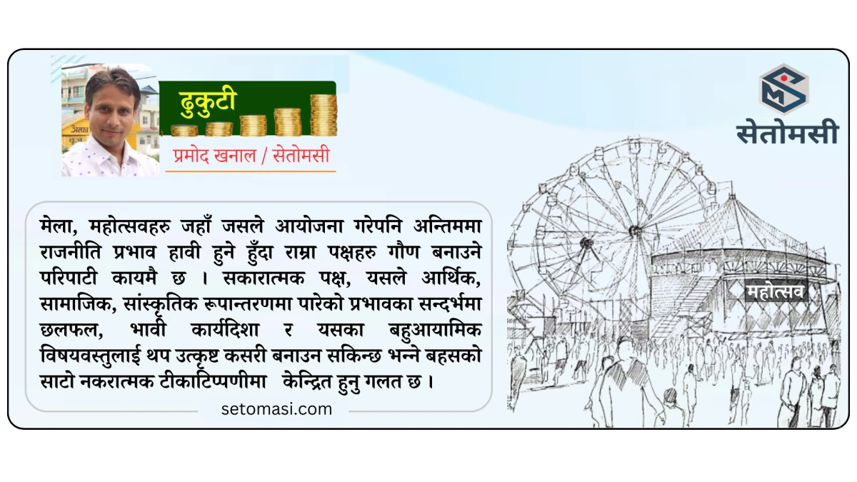 मेला- महोत्सव र आर्थिक, सांस्कृतिक गतिशिलता