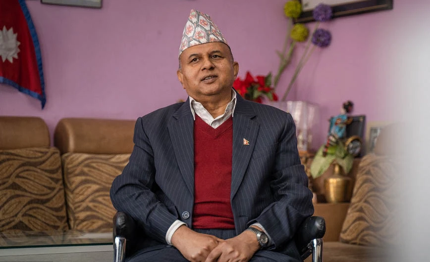 विकल्प प्रयोग गरेर भए पनि अध्यादेश पारित गर्छौ : एमाले महासचिव पोखरेल