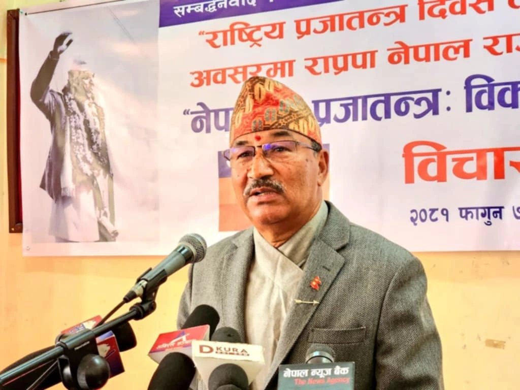 पूर्वराजा शाहको चाहनालाई राष्ट्रिय मेलमिलापको प्रस्तावको रुपमा लिनुपर्छ : कमल थापा