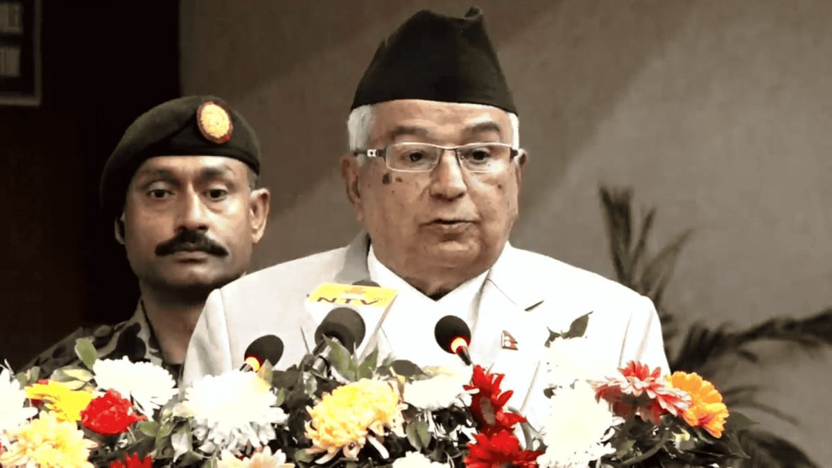 जलवायु न्यायको विषय हरेक अन्तर्राराष्ट्रिय मञ्चहरूमा उठ्न जरुरी छ: राष्ट्रपति पौडेल