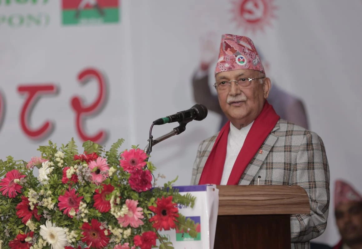 प्रधानमन्त्री ओली र संयुक्त राष्ट्रसंघका महासचिव बीच भेटवार्ता