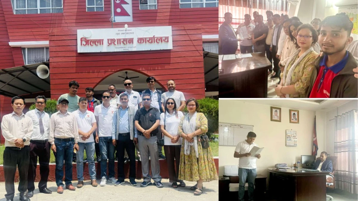 प्रेस सेन्टर लुम्बिनी शाखाद्वारा लुम्बिनी विकास कोषका उपाध्यक्ष लामासंग भेटघाट