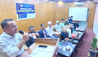नेशनल प्याब्सनका शिक्षकहरुलाई गणित विषयमा प्रशिक्षण