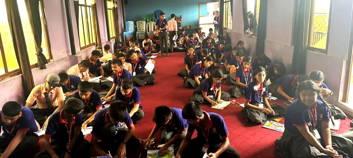 सगरमाथामा चित्रकला प्रतियोगिता
