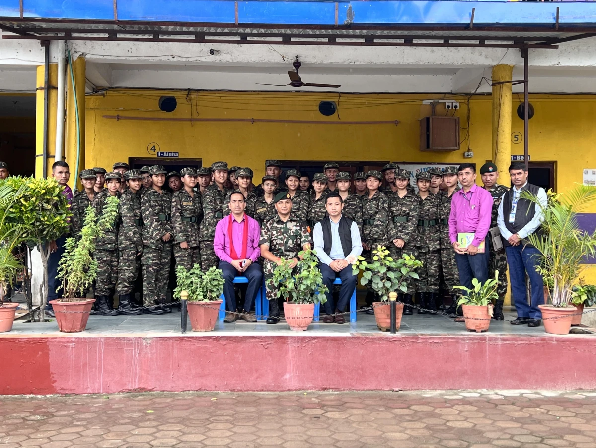 बुद्ध पब्लिकमा एनसिसी क्याडेट लक्षित प्रवचन कार्यक्रम