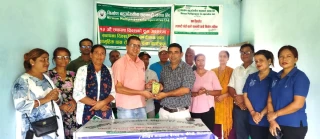 धान रोपाईँसँगै निर्माणले मनायो १३औं स्थापना दिवस