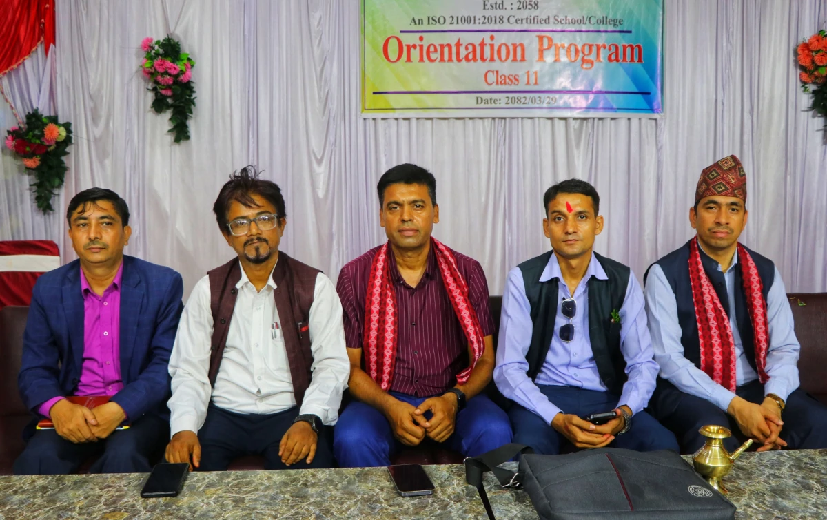 बुद्ध पब्लिकद्वारा कक्षा ११ का नयाँ विद्यार्थीका लागि अभिमुखीकरण