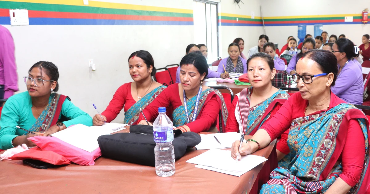 देवदहमा पूर्वप्राथमिक तहका शिक्षकहरुलाई शिक्षण सिकाइ तालिम