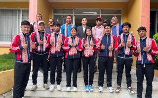 आईएसटीएएफ विश्व च्याम्पियनसिपमा सहभागी हुने टिमको बिदाई