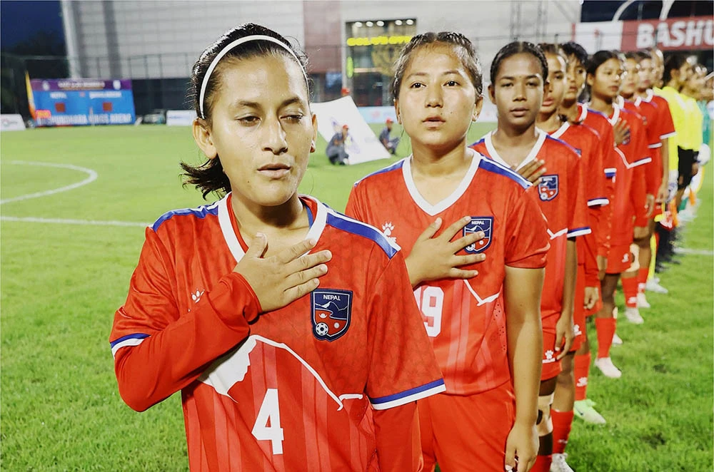 साफ यू-२० महिला च्याम्पियनसिप : जित्नैपर्ने खेलमा बंगलादेशसँग भिड्दै नेपाल