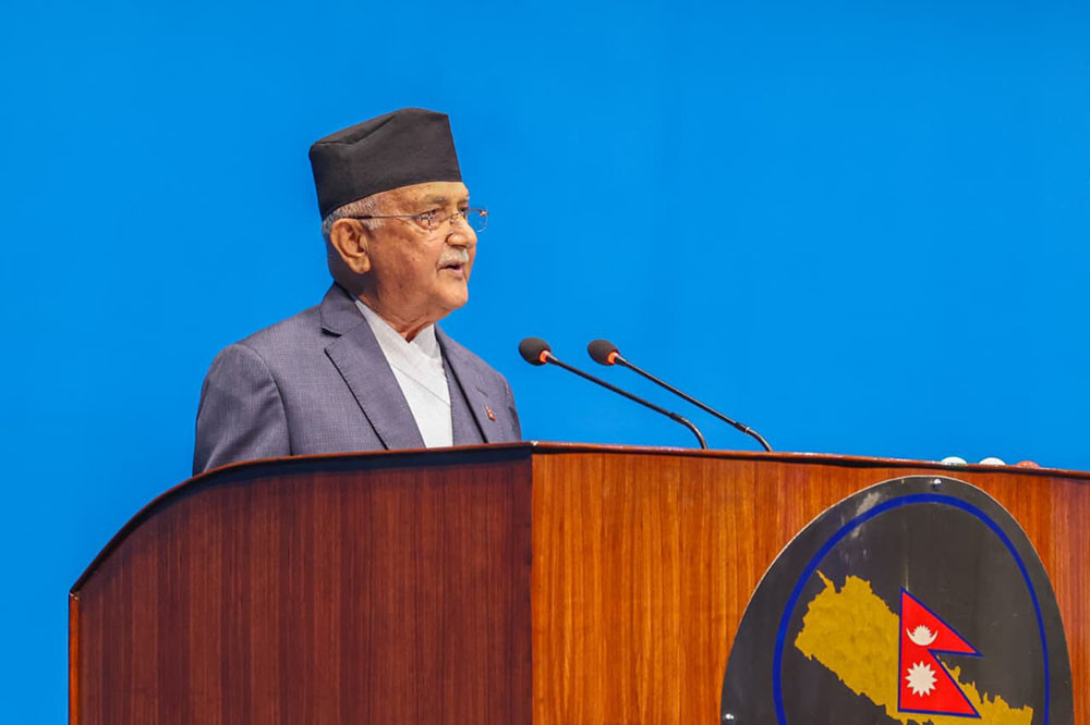 रक्षा र परराष्ट्र आफैले हेर्नेगरी ओलीले बाँडे मन्त्रालय, गृह र अर्थको जिम्मा पौडेललाई