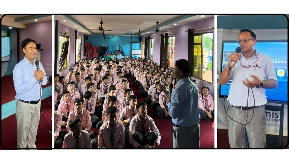 सगरमाथामा कक्षा ९ र १० का विद्यार्थीलाई उत्प्रेरणा कार्यक्रम