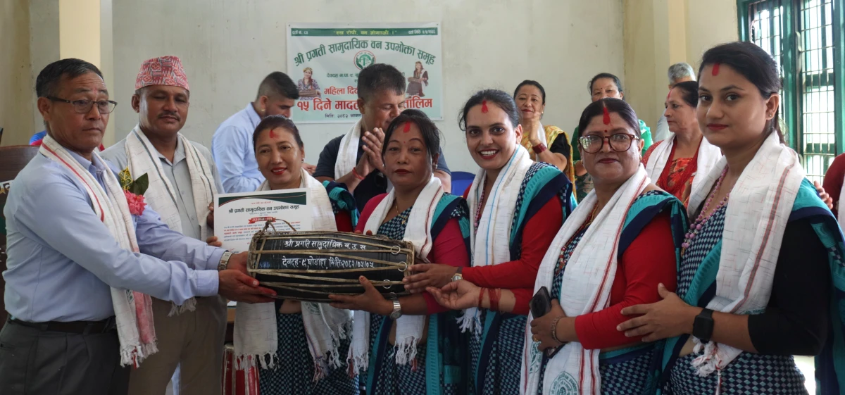 प्रगति सामुदायिक वनको अध्यक्षमा गठबन्धनका दुर्गा राना निर्वाचित