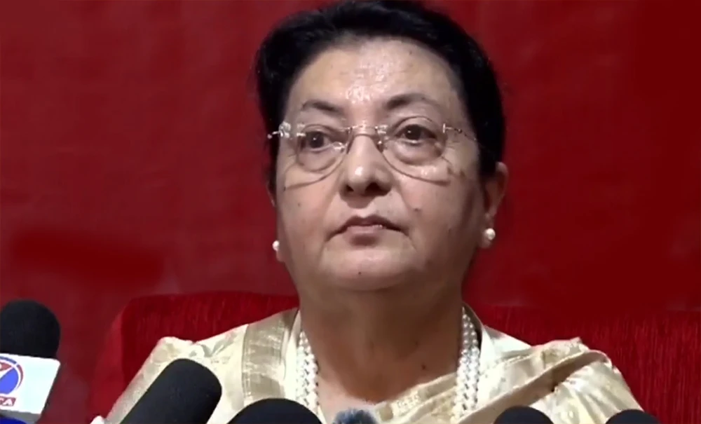 बहुदलीय जनवादले कम्युनिष्टप्रतिको भ्रमलाई हटायो : विद्या भण्डारी