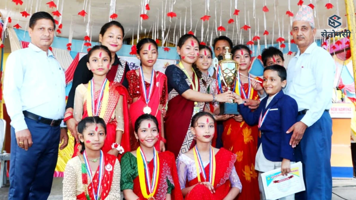 न्यु नमूनामा तीज गीत प्रतियोगिता