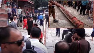 इन्द्रजात्राको इन्द्रध्वजको उत्थान आज शुभ साइत गरिदै