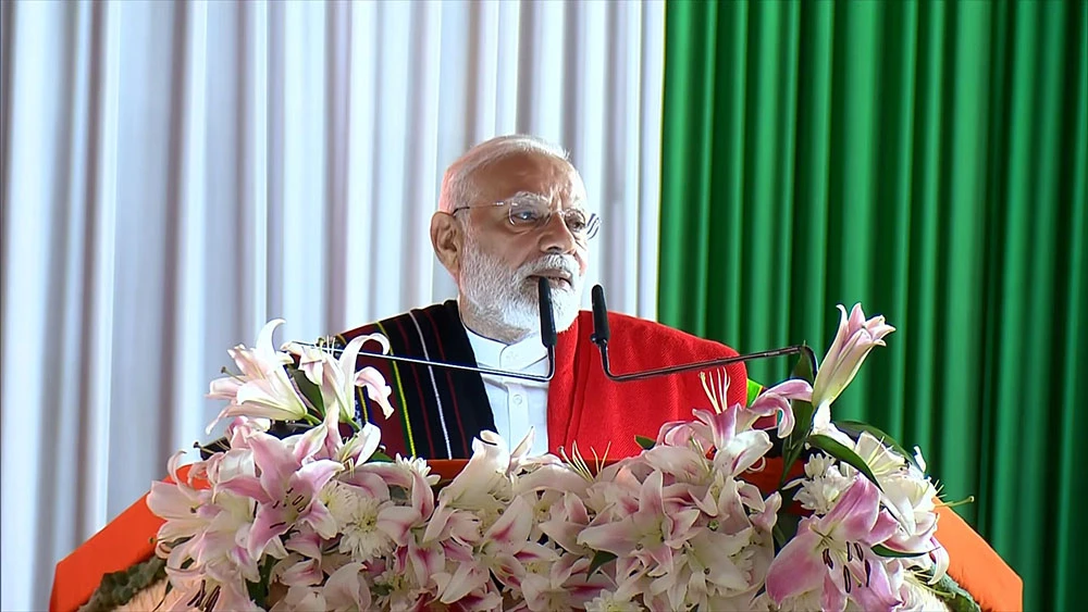 २०२३ को जातीय हिंसापछि पहिलो पटक मणिपुर पुगे मोदी