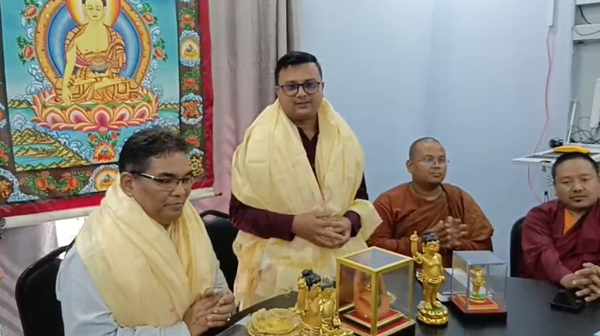 प्रदेश प्रमुख शेरचनलाई लुम्बिनी बौद्ध विश्वविद्यालयको ब्रिफिङ्ग