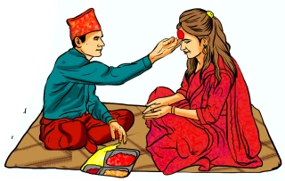दसैंमा टीका लगाउँदा कता फर्किने ?