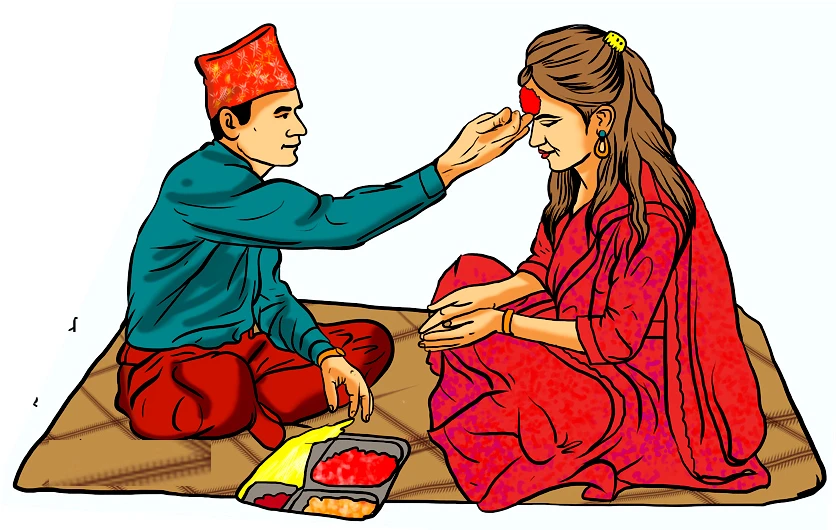 आज विजया दशमी, मान्यजनको हातबाट टीका र जमरा लगाएर मनाइदै