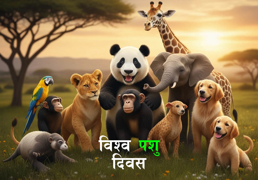 आज विश्व पशु दिवस मनाइदै