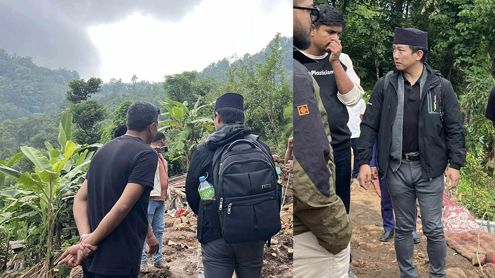मुगुमा घरमा पहिरो खस्दा तीन  वर्षीय बालकको मृत्यु
